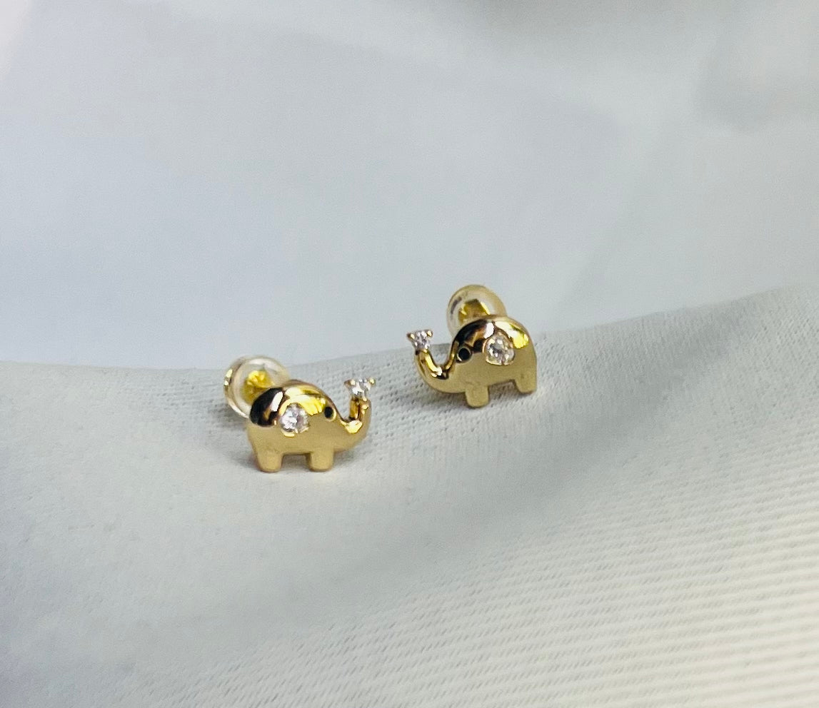 Elephant Stud Earrings