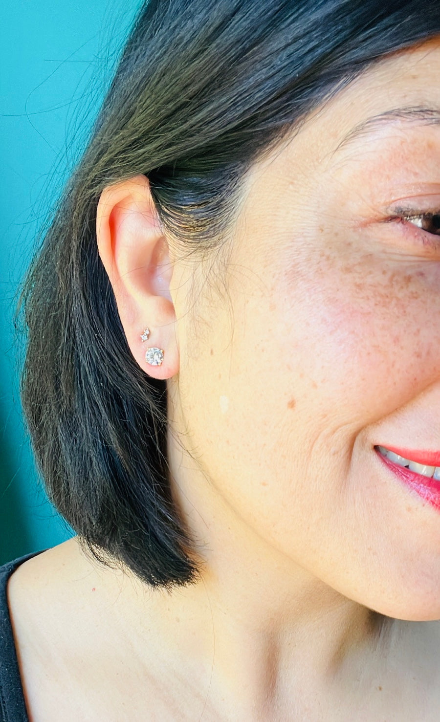 Cubic Zirconia Stud Earrings