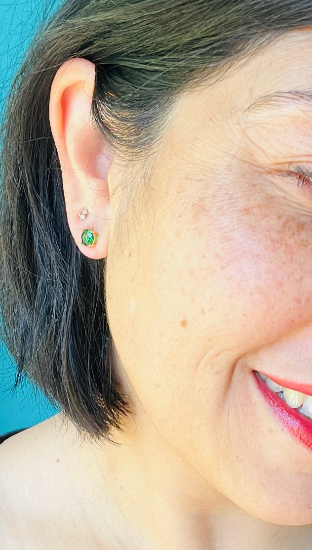 Cubic Zirconia Stud Earrings