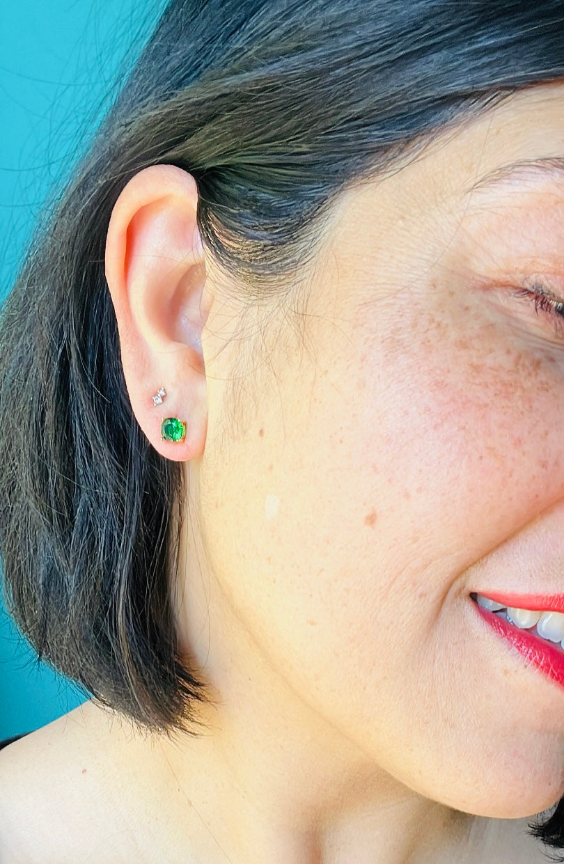 Cubic Zirconia Stud Earrings