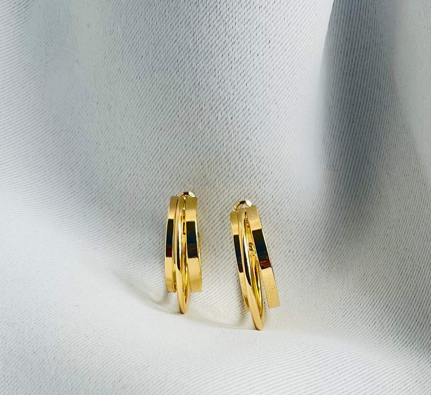 Triple Hoop Earrings