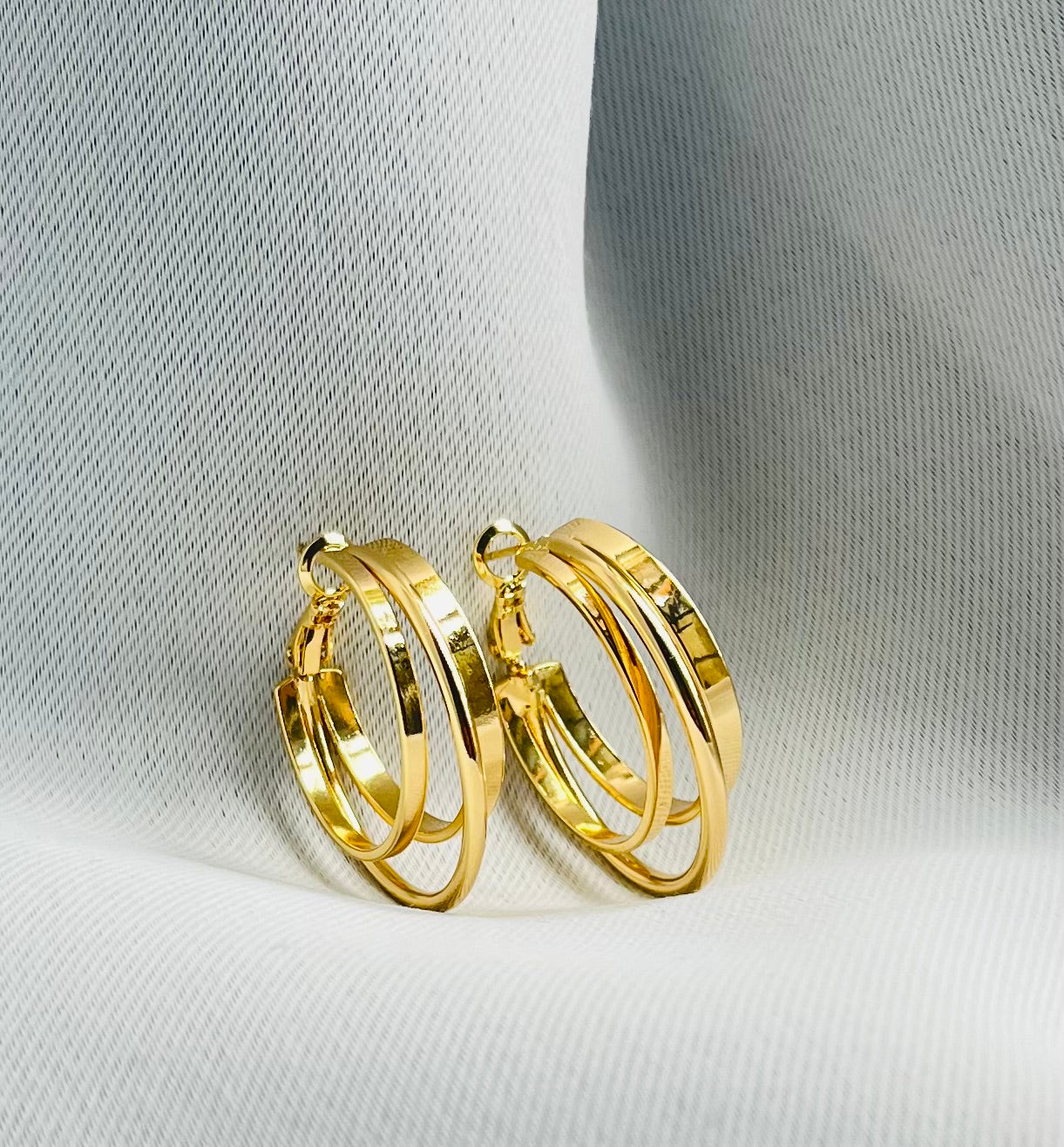 Triple Hoop Earrings