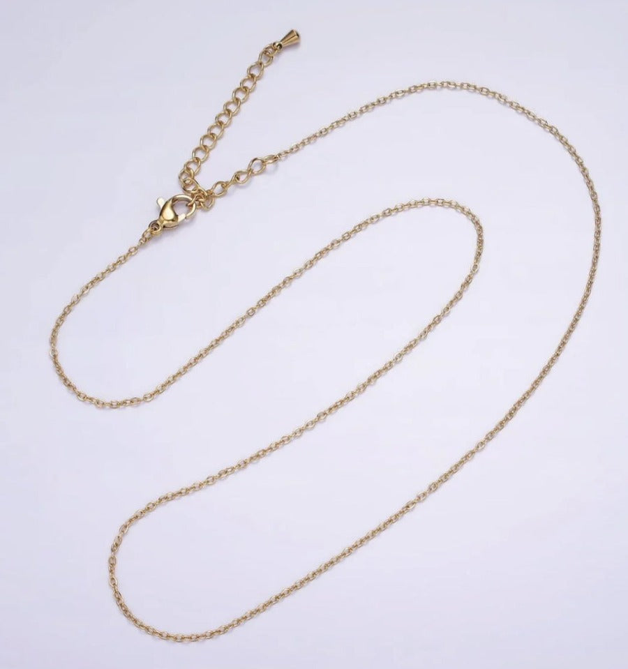 Cable Chain Necklace (Stainless Steel)