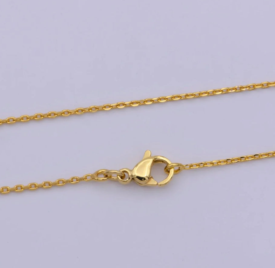 Cable Chain Necklace (Gold Filled)